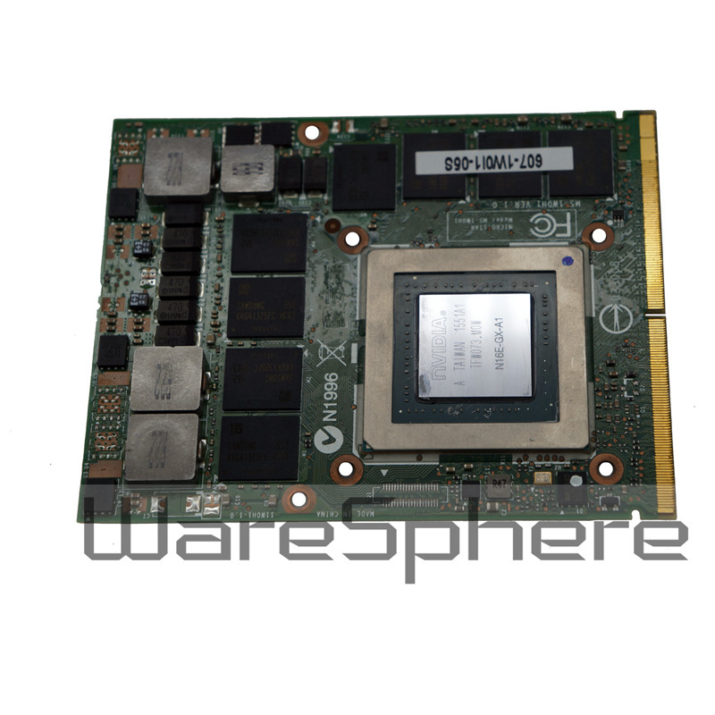 nvidia geforce gtx 980m gpu 8gb gddr5 graphics card for msi gt80