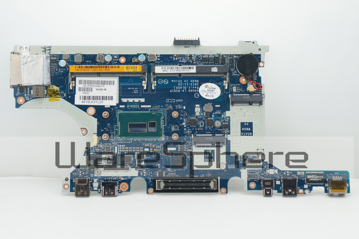 Motherboard i5-4300U for Dell Latitude E7440 FN82P LA-9591P