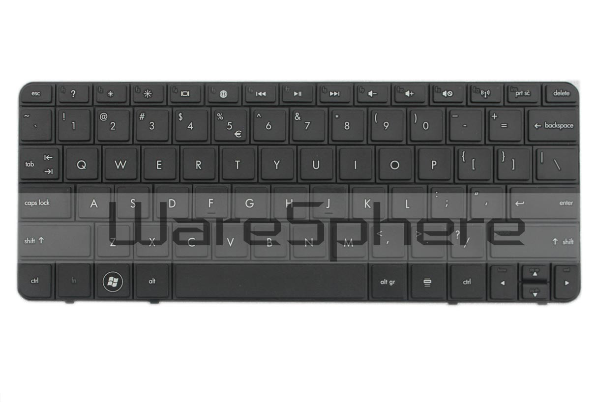 Keyboard for HP Mini 110-1103 MP-09K83U4 Black UK