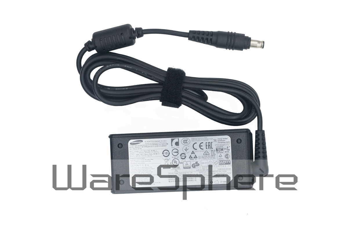 19V 40W AC Adapter for Laptop Samsung BA4400313A A13040N2A AD4019C