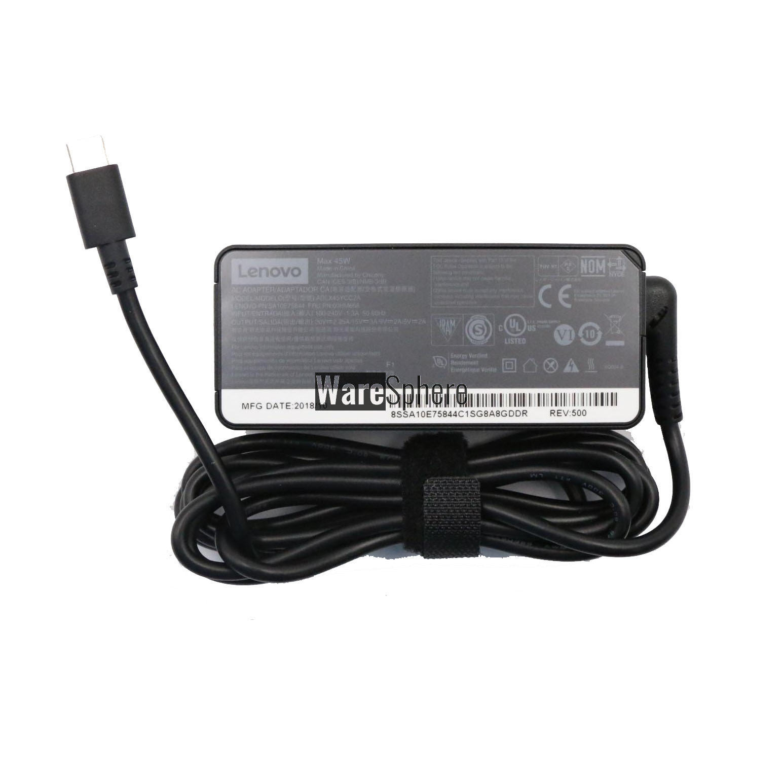 45W 20V 2.25A Type- c Adapter for Lenovo 100e Chromebook 500e Chromebook 00HM666 ADLX45YCC2A 