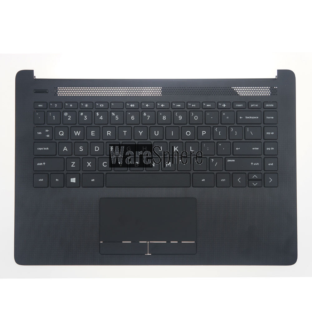 Top Cover Upper Case for HP 14-CM Palmrest with Keyboard Touchpad L23239-001 Black US