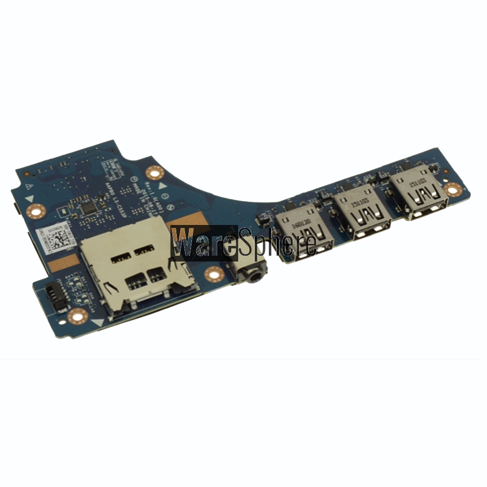 Right-side IO Circuit Board with Audio  USB Ports for  Dell  Precision 17 7710 GMNG8 0GMNG8 