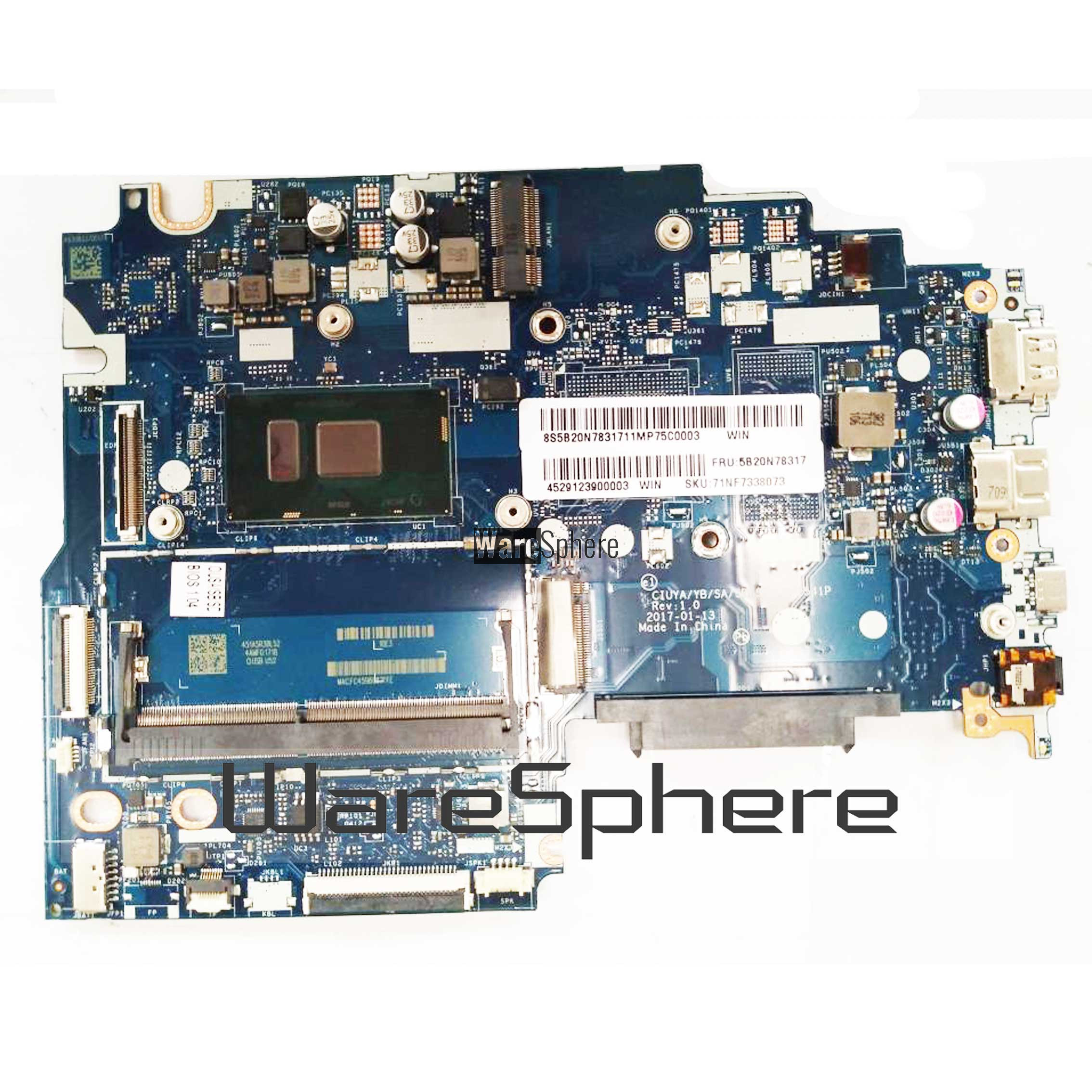 5B20N78317 LAE541P Motherboard Intel i57200U For Lenovo IdeaPad 320s