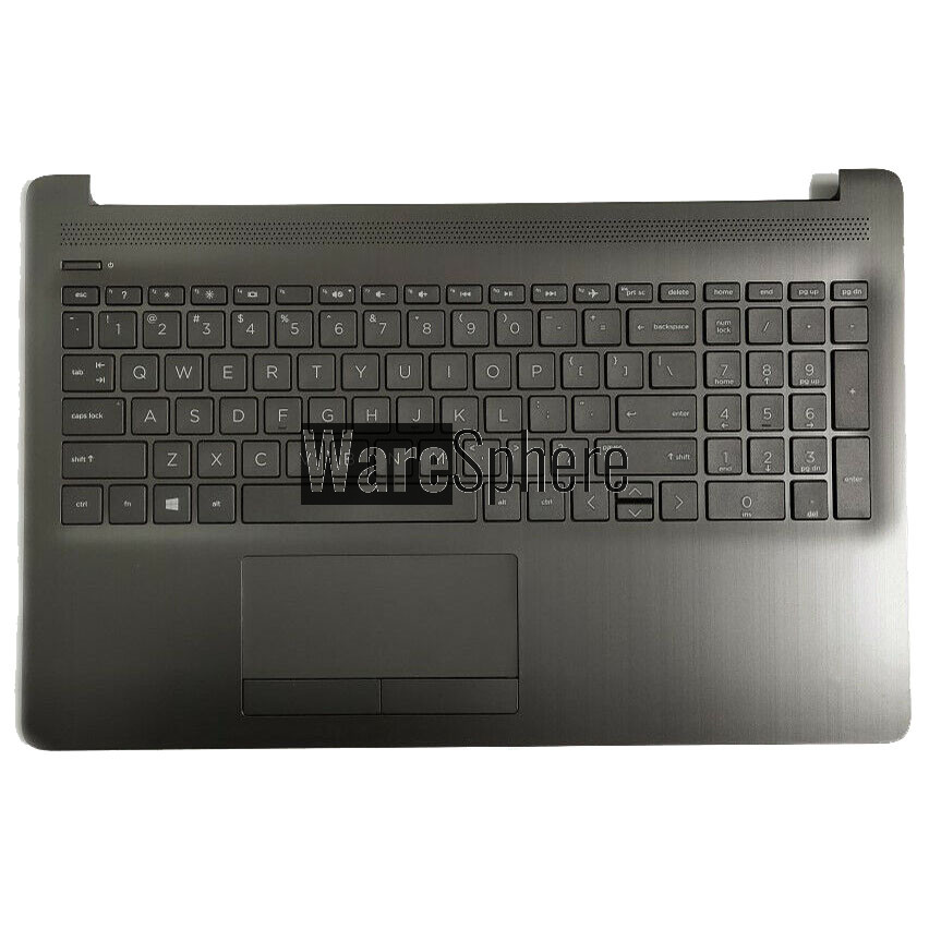 Top Cover Upper Case for HP 15-DA 15-DB 15-DR Palmrest with keyboard touchpad L20386-001 Black