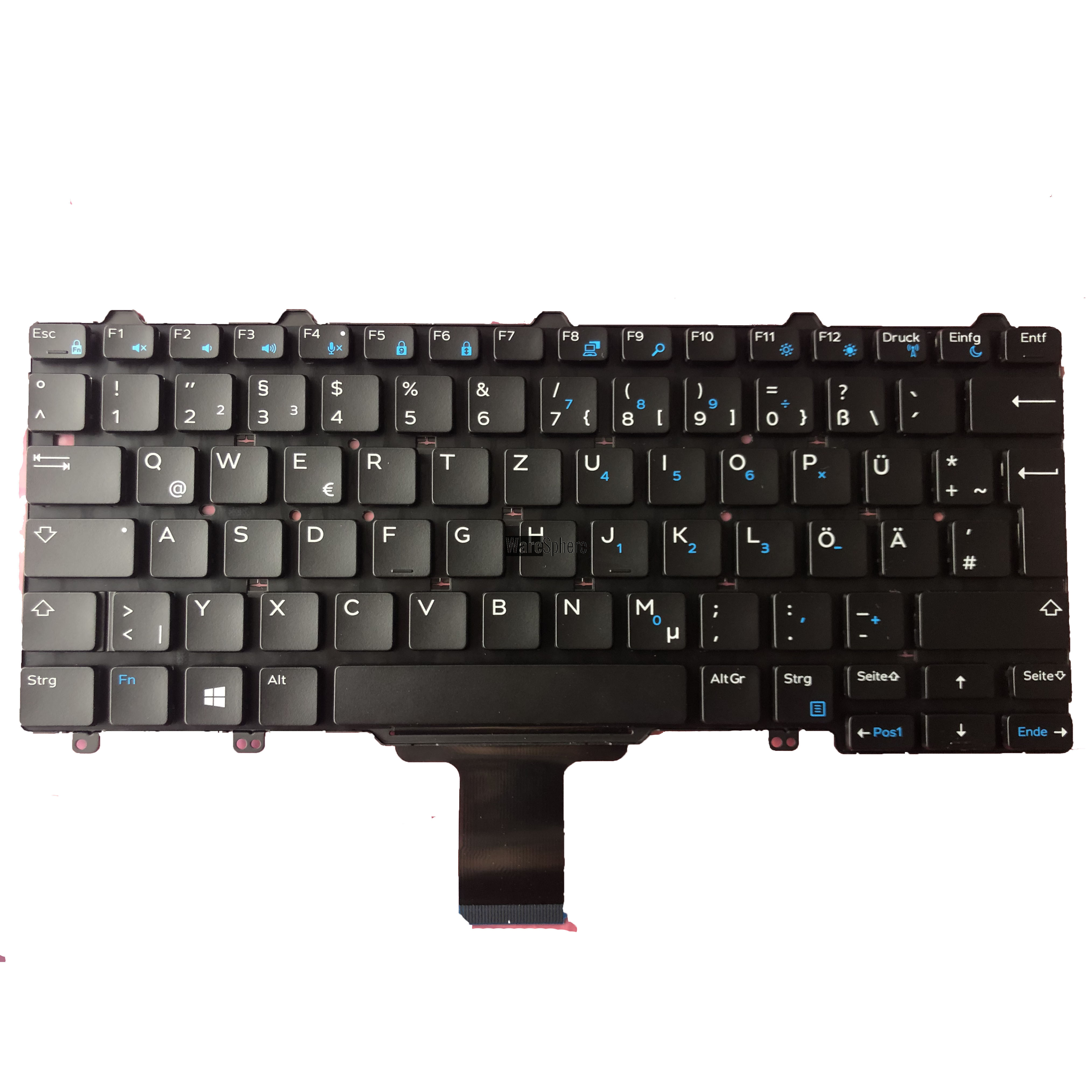 Laptop GR Keyboard for Dell Latitude E5270  German Deutsch Tastatur NMC3N 0NMC3N 
