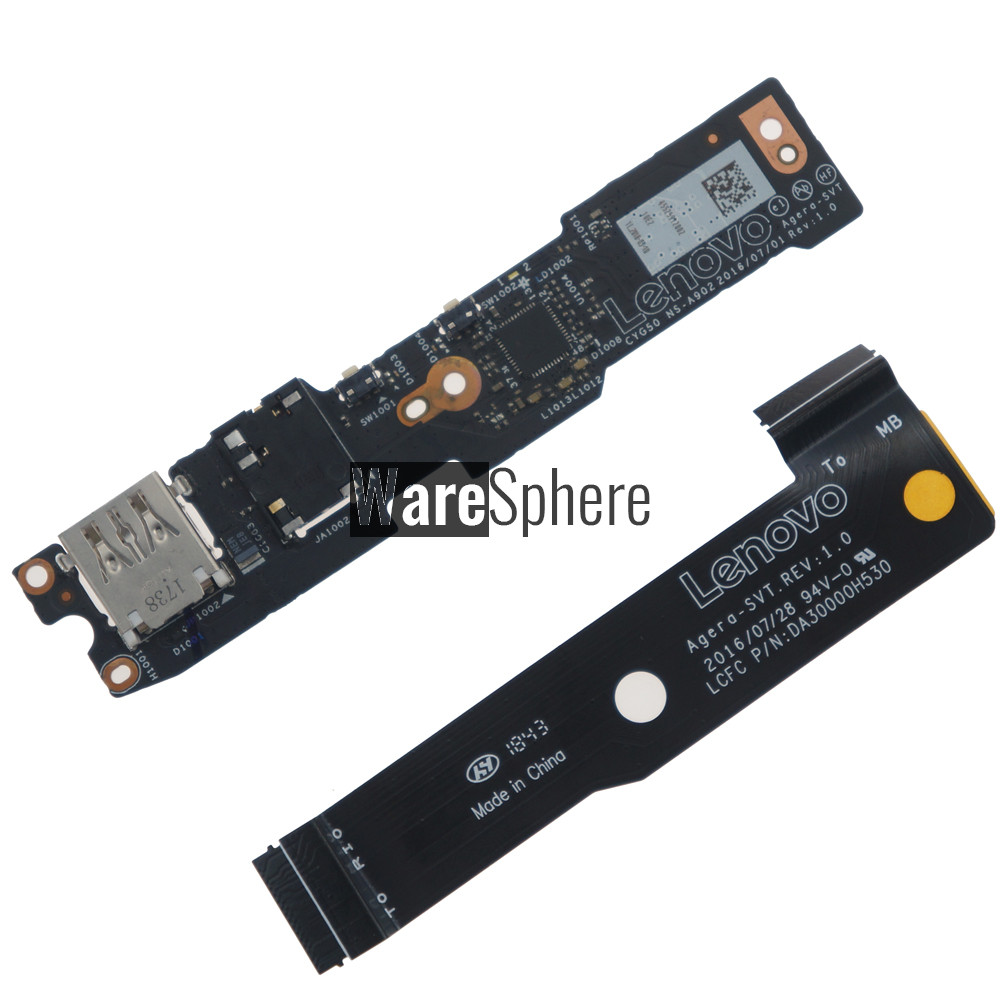 Cable Length: ONE Occus for Lenovo 300-20ish Power Switch Button Board BBA10 LS-C932P Perfect Work