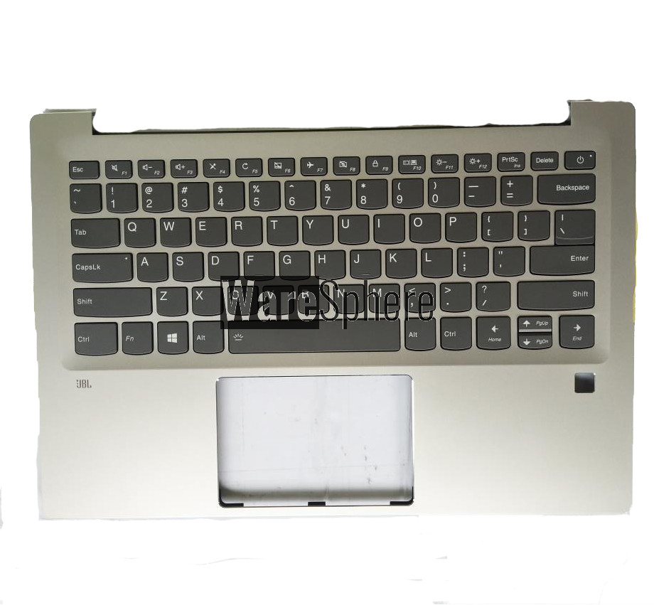 Top Cover Upper Case for Lenovo ideapad 720S-14IKB Palmrest with Backlit Keyboard 5CB0N79867 US Sliver