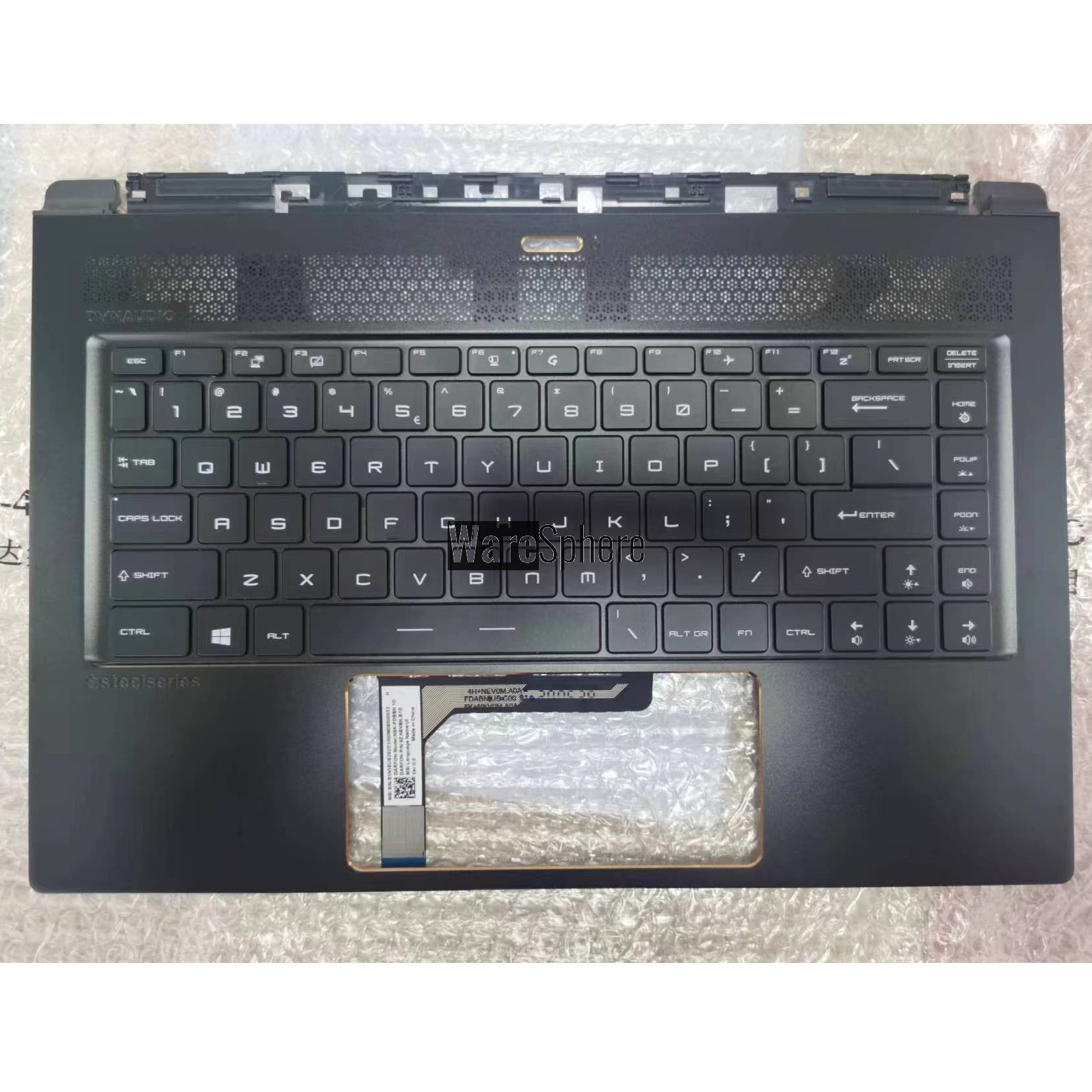 Top Cover Upper Case for MSI GS65 MS-16Q4 Palmrest With RGB backlight Keyboard 307-6Q4C225-TF1