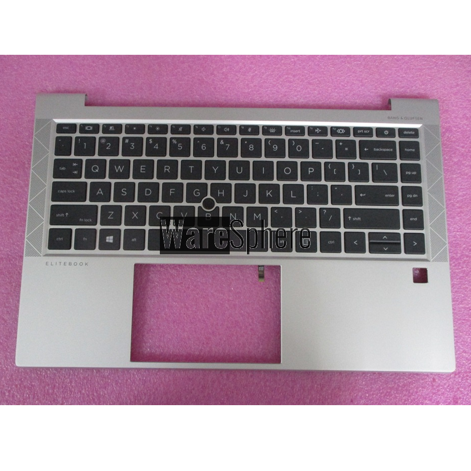 Top Cover Upper Case Palmrest for HP 840 G7 With Backlit Keyboard PVCY M07091-001 Silver
