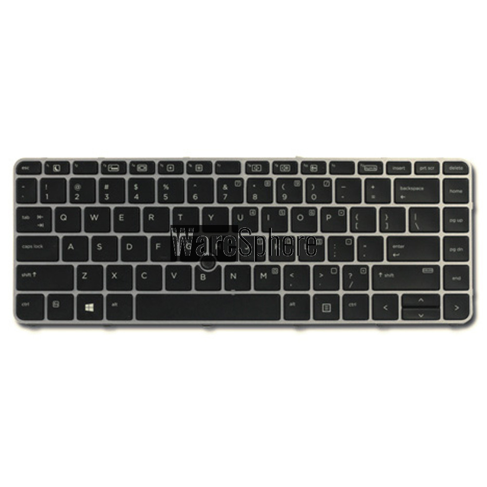 Laptop UK Backlit Keyboard for HP EliteBook 840 G4 836308-031