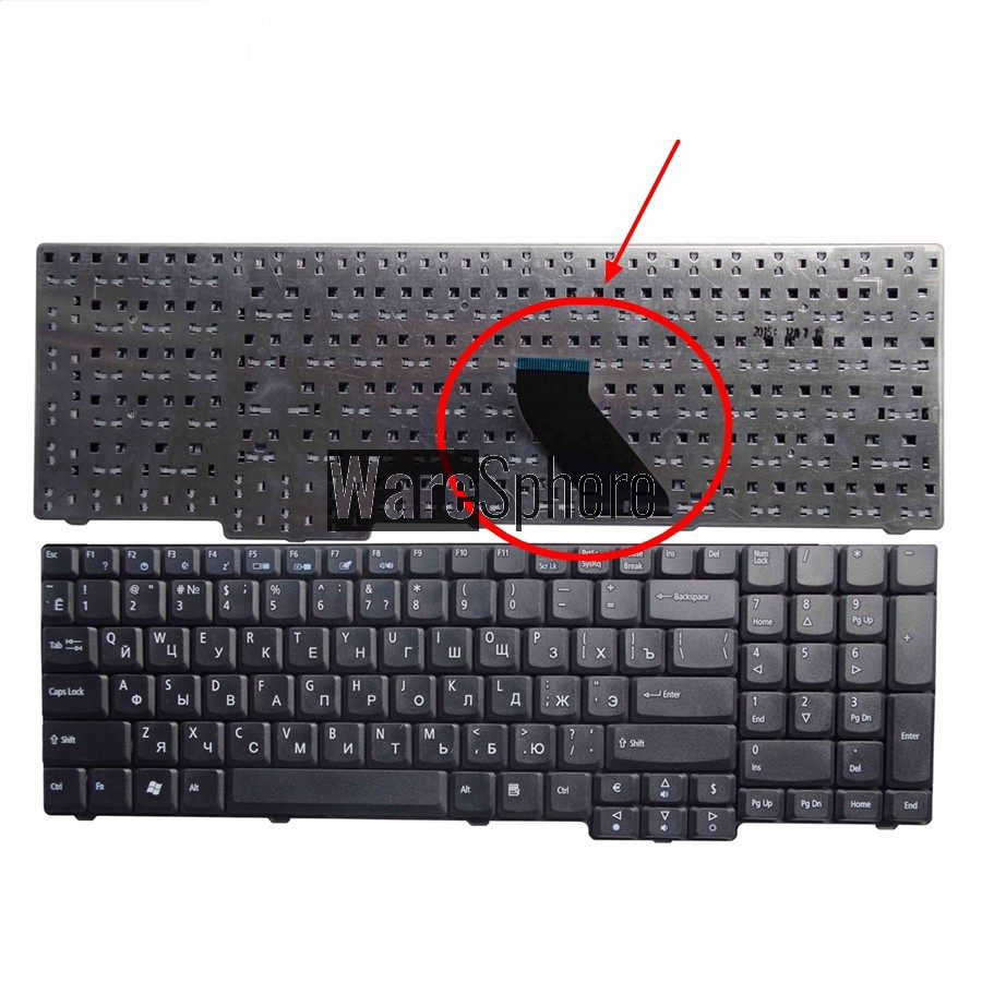 russian Laptop keyboard for ACER 9400 9300 7720Z 7710 6930 6530G 6930 9410 5737 7100 8930 5235 8530 RU BLACK 