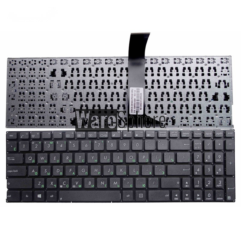 Russian Keyboard for ASUS K552 K552E K552EA K552M K552MA K552MD K552W K552WA K552WE K750J K750JA RU Layout black  
