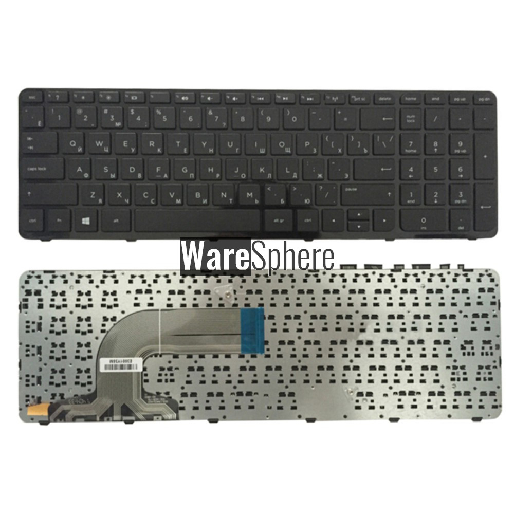 russian Keyboard for HP 15 e072 15-e006sr 15-e007sr 15-e008sr 15-e011sr 15-n056sr 15-n057sr 15-n058sr 15-n059sr RU black 