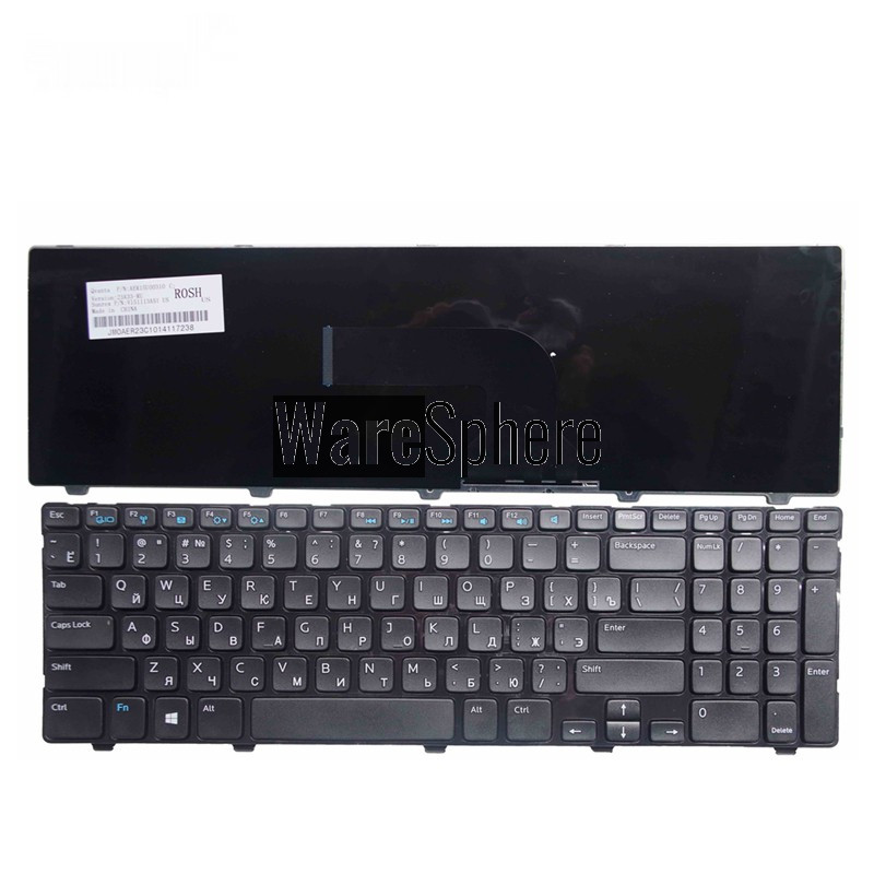 Laptop Keyboard for Dell PK130SZ4A06 V137325AS1 PK130SZ1A06 MP-12F83SU-698 PK130SZ3A00 0YH3FC SN7221 RUSSIAN RU BLACK