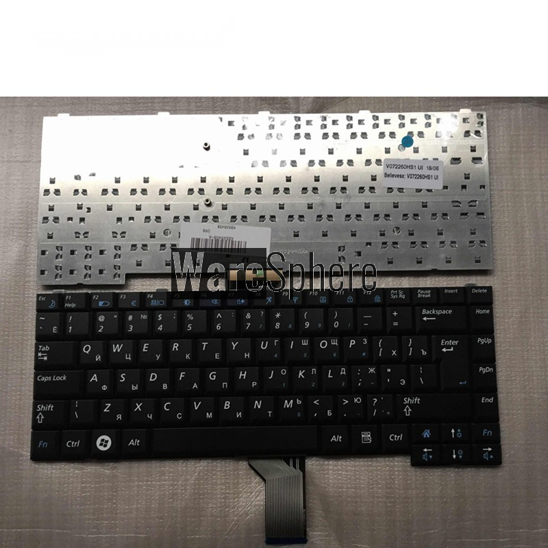 Russian laptop Keyboard for SAMSUNG NP-R60 R70 R510 R560 P510 P560 P500 R508 RU Black