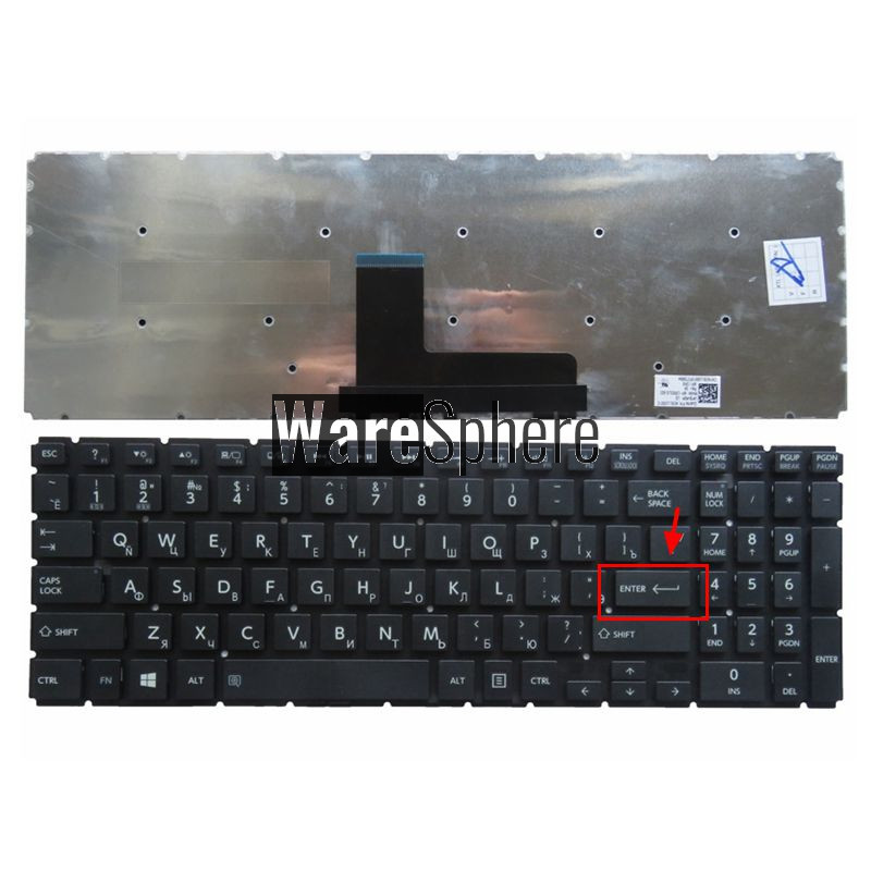 russian keyboard  for Toshiba Satellite L50-B L50D-B L55DT-B S50-B S50-BST2NX3 without frame RU 