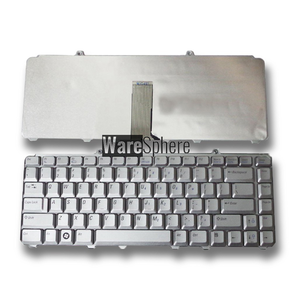  US  Laptop Keyboard for DELL PP41L M1530 For Vostro 1400 PP22L 1318 1545 PP29L For Inspiron 1520 1525 Silver