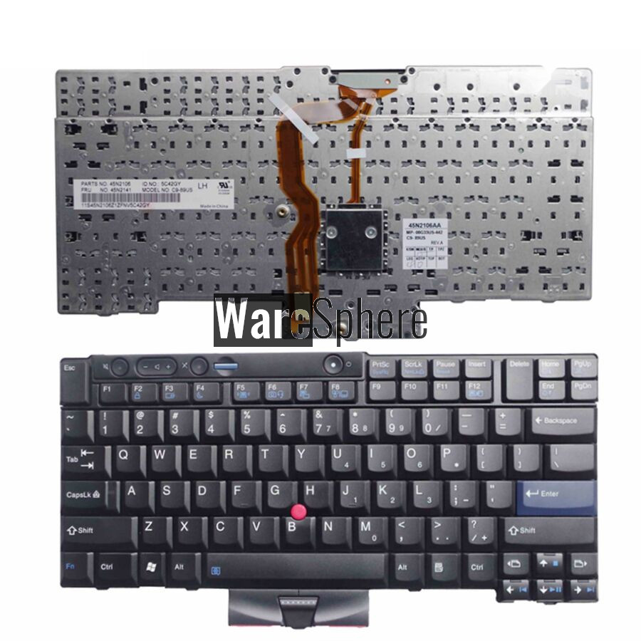 laptop keyboard US for Lenovo for Thinkpad for IBM T410 T410S T400S T520 T420 X220 W500 T510 W510 45N2141
