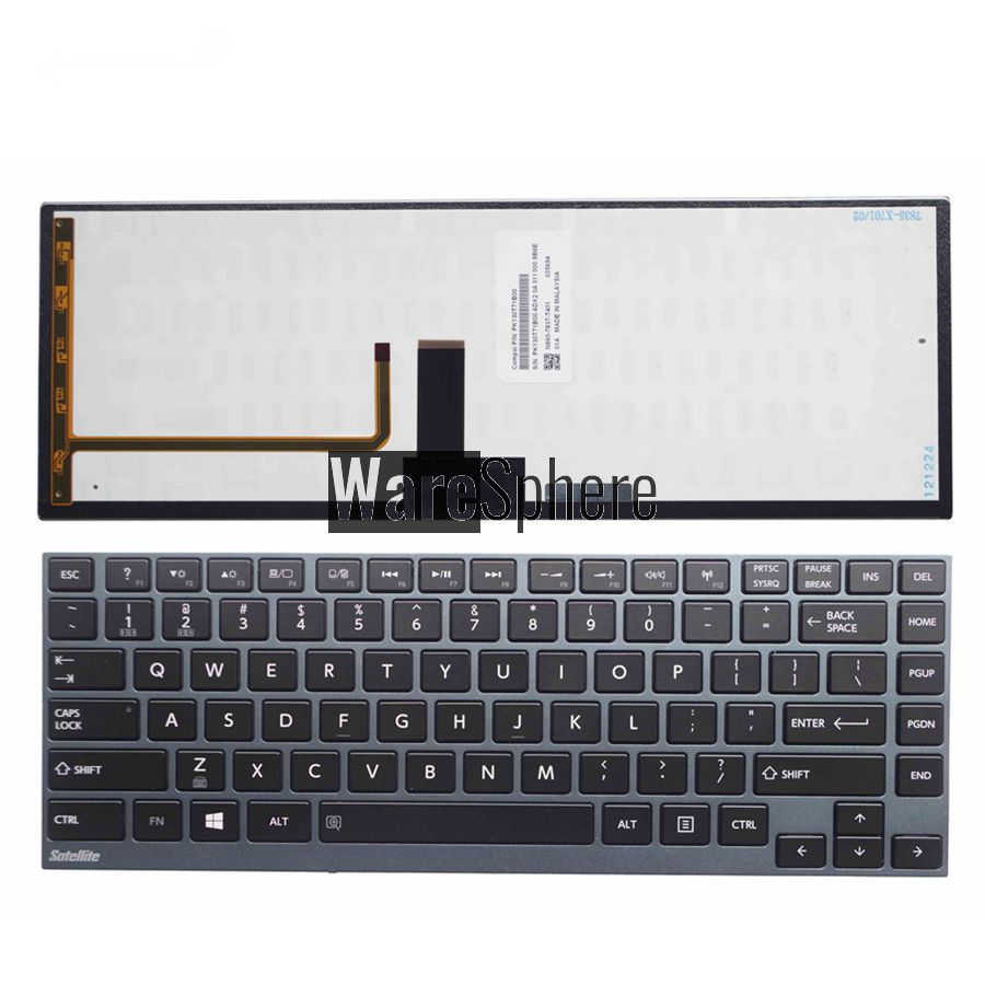 English keyboard For Toshiba satellite R700 U900 U920T U800 U800W U840 Z830 R830 Z935 With Backlit US