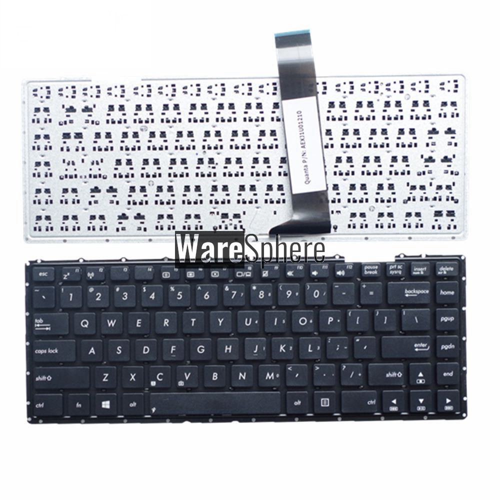 US Laptop Keyboard for ASUS X452C X452CP X452E X452EA X452EP X452L X452LA X450M X450MJ Black