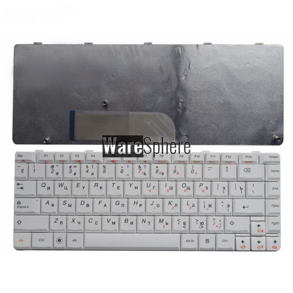 Russian laptop keyboard for LENOVO Ideapad Y650A Y650 series RU white