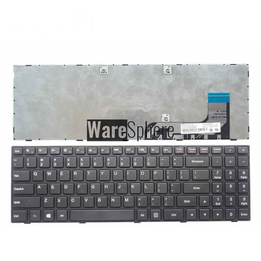 English Laptop keyboard for Lenovo Ideapad 100-15 100-15IBY 100-15IB B50-10 NSK-BR0SN T6GT-US US BLACK 