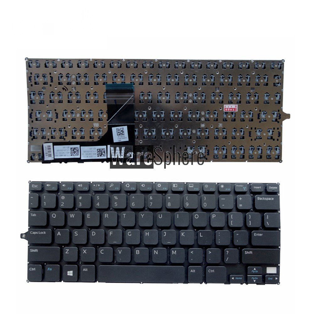 US Laptop Keyboard for DELL Inspiron 11 3000 3147 11 3148 3138 without frame Black