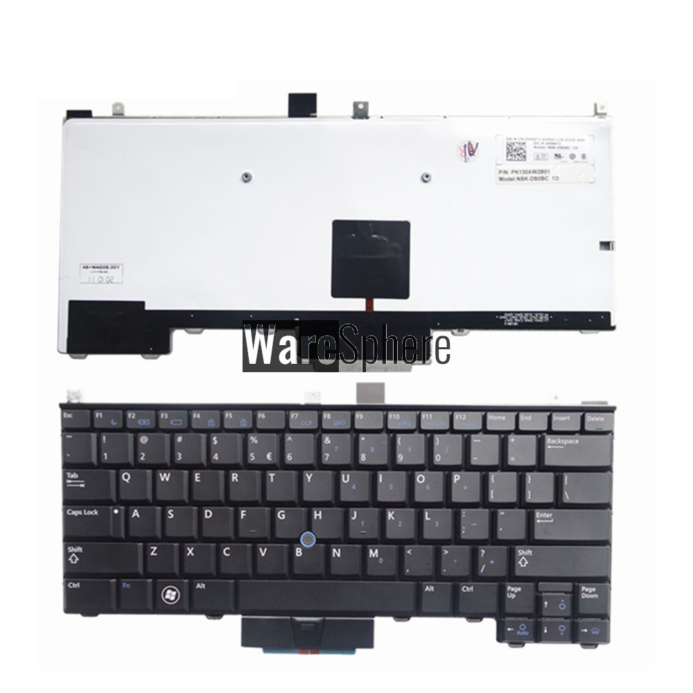 English Backlight Keyboard For Dell Latitude E4310 Black Us