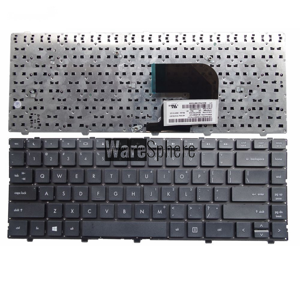 US Black English keyboard for HP for ProBook 4340s 4341s 4345s 4346s without Frame