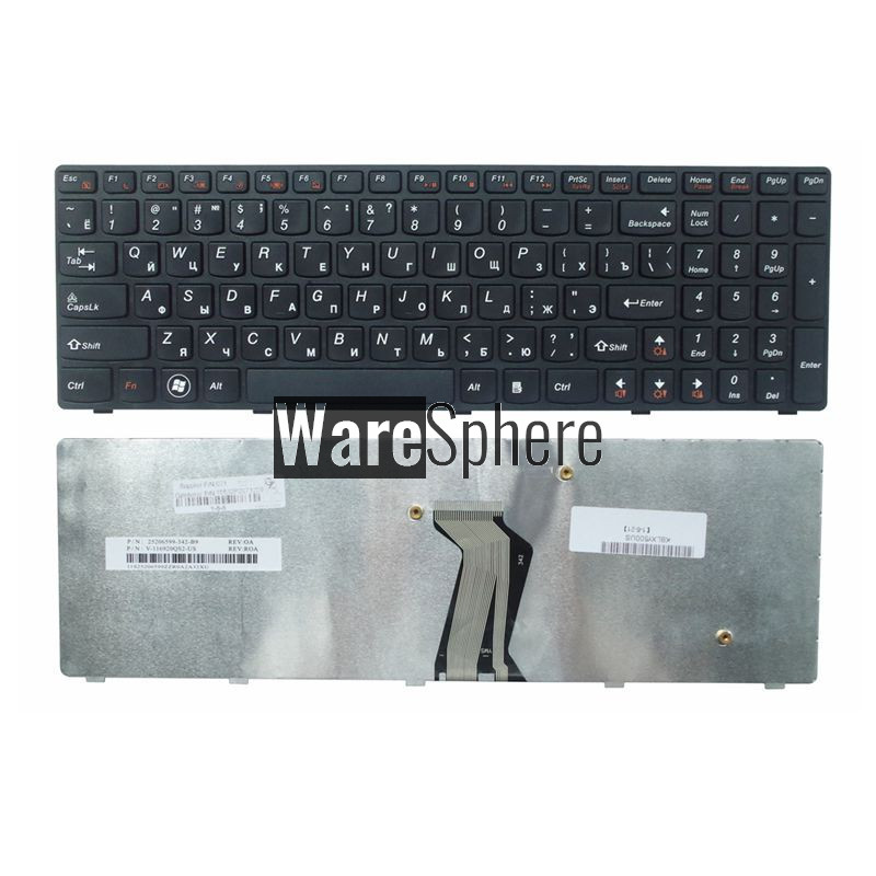 Russia RU Keyboard for Lenovo Y500 Y500N Y510P Y500NT BLACK 