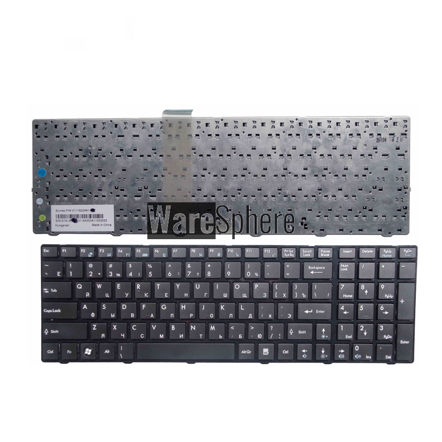 Russian Keyboard For MSI CX620 GX660 CX623 CX705 FX600 GE620 laptop keyboard black 