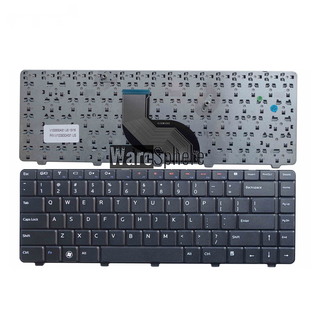 US Laptop Keyboard for DELL N4010 N3010 N4020 M4010R N4030 N5020 N5030 M5030 M4010 V100830AS1 English black 