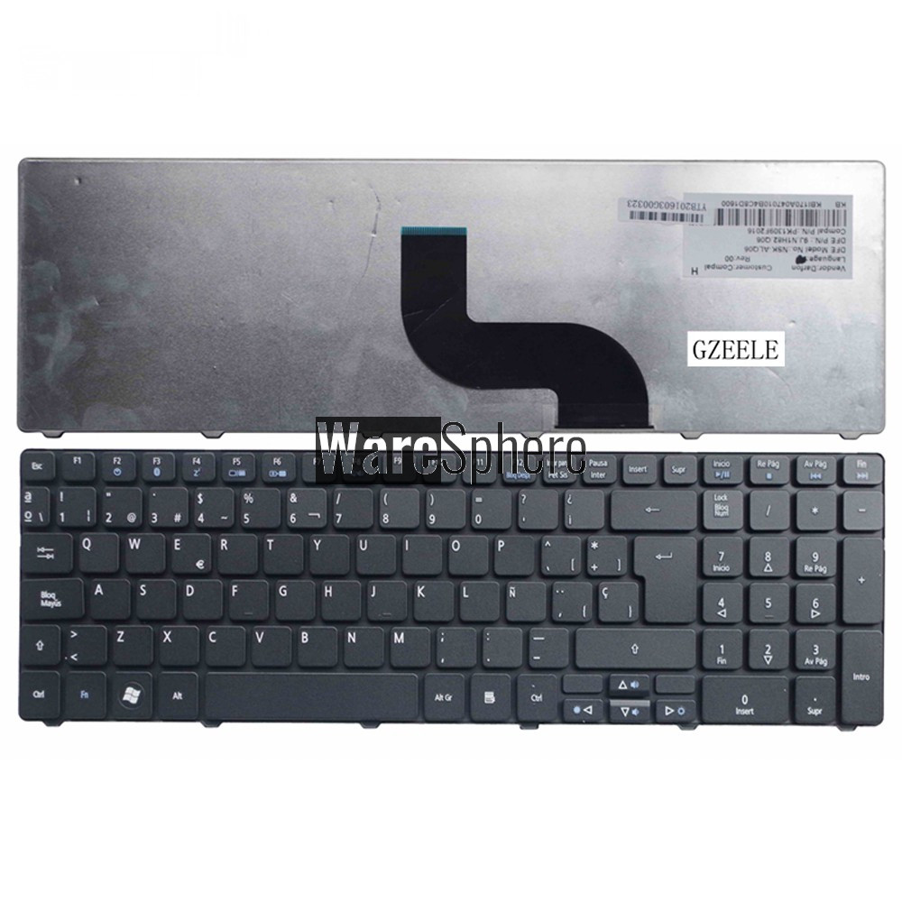 new Spanish laptop Keyboard For Acer for Aspire 5733 5733Z 5250 5340 5349 5360 5750ZG 5800 5810 5741Z 5742 SP QWERTY  