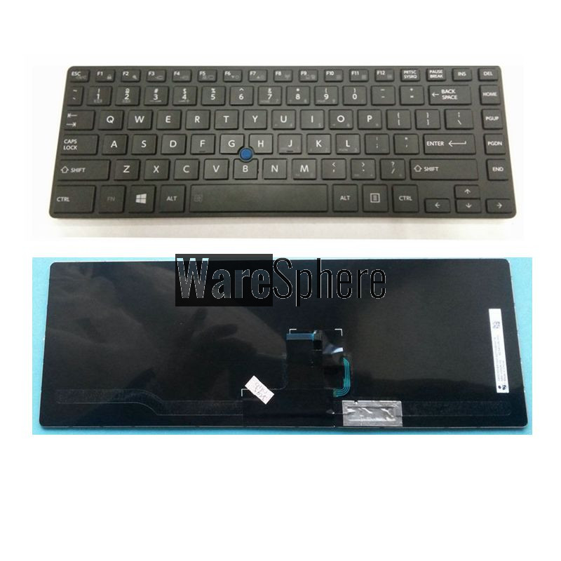  Laptop Keyboard for Toshiba Z40-A Z40-AK01M Z40-AK03M Z40-AK Z40T-A NSK-V20UN.01  NO Backlit US 