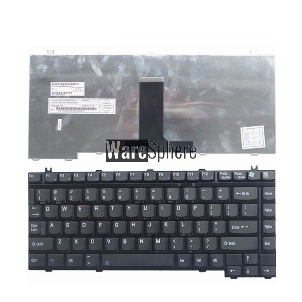 US Laptop keyboard for Toshiba Satellite A10 A15 A25 A35 A40 A45 A50 A60 A65 A70 A75 A85 P35 M30 M100 M105 P10 BLACK 