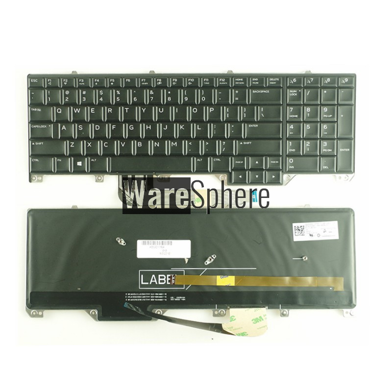 New US Backlit Keyboard For DELL Alienware M17 17 R4 R5 with Backlight English Black PK131QB1A00 NSK-EE0BC 01 