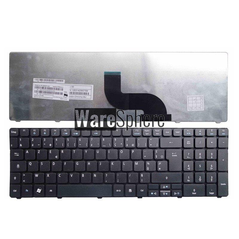 French Keyboard for Acer Aspire 5538Z 5538ZG 5539Z 5542Z 5542ZG P5WE0 5745ZG 8942 8942G 5736Z 5810TG FR