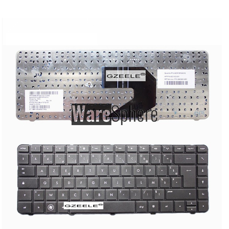 French Keyboard for HP G4 G43 G4-1000 G6 G6S G6T G6X G6-1000 635 Q43 CQ43 FR