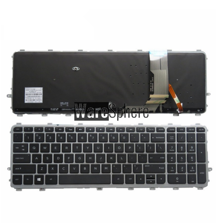 US Laptop Keyboard for HP ENVY 15-j000er 15-j001er 15z-j000 15t-j100 17T-J100 17T-J000 17-j100 15-j000 Backlit Frame 