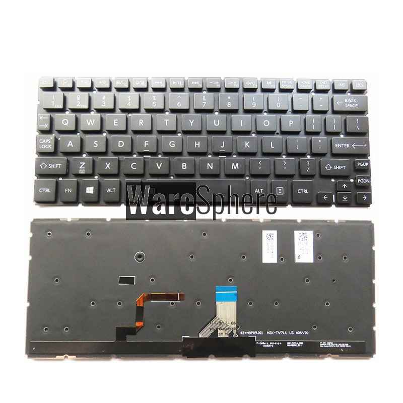 Laptop keyboard for Toshiba L15W l15w-b p20w-c p25w-c 9Z.N8PBU.701 0KN0-DV1US13 US Backlit black  