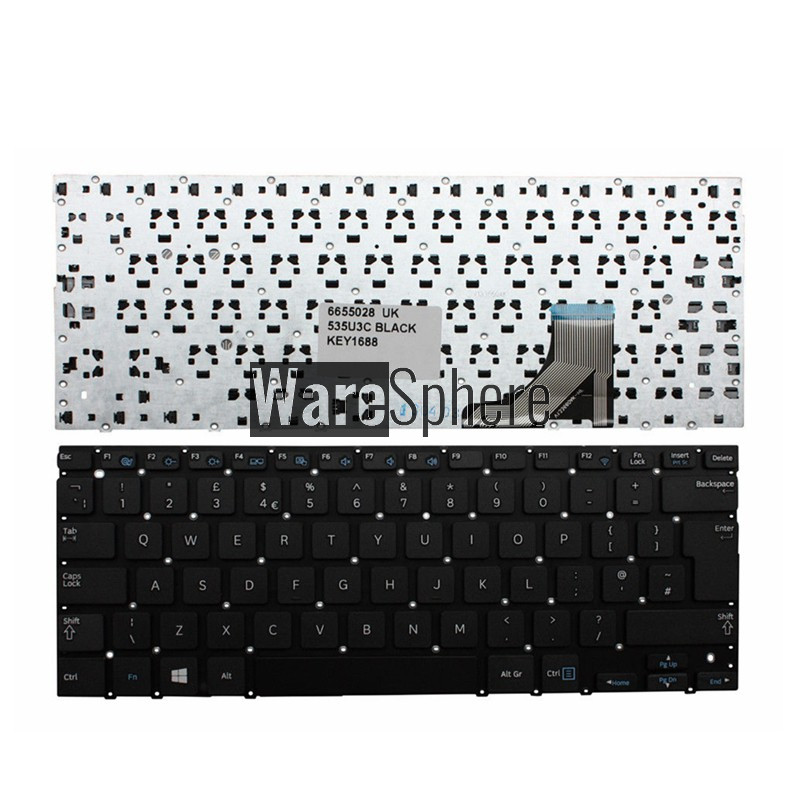 UK (GB) Keyboard for SAMSUNG NP530U3B 530U3B NP530U3C 530U3C NP535U3C 535U3C NP540U3C 540U3C BA59-03526C Laptop keyboard 