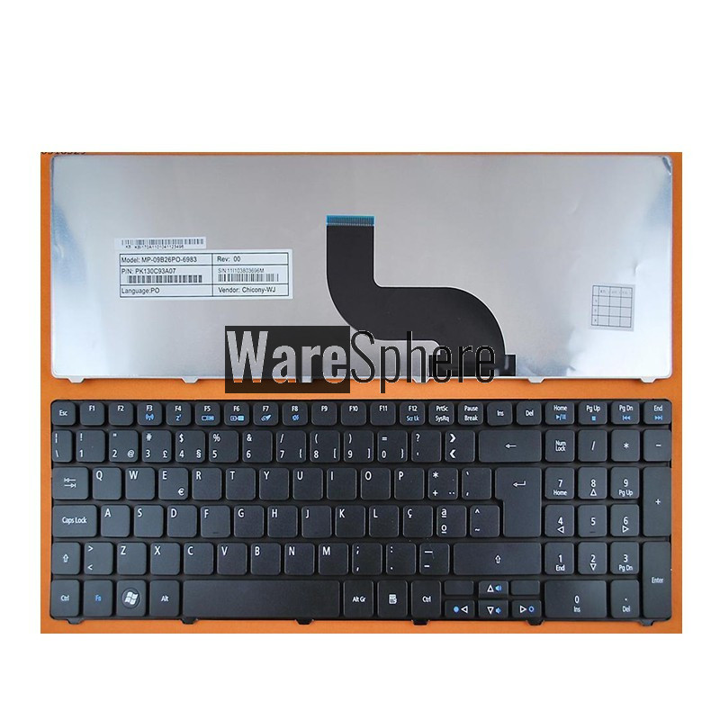 Portuguese keyboard For Acer Aspire 7735G 7735Z 7735ZG G730Z G730ZG 5253 5333 5340 5349 5360 5733 5733Z 7751 Laptop PO 