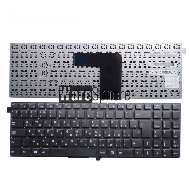 Russian Keyboard for DNS 0801052 0801232 0801233 NH5KB11 DEXP Aquilon O140 MP-12C98SU-F51W RU 