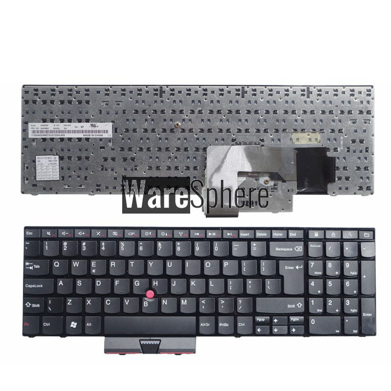 UI Keyboard FOR LENOVO FOR Thinkpad Edge E520S E525 E520 With mouse pole 0A62075 04W0872  