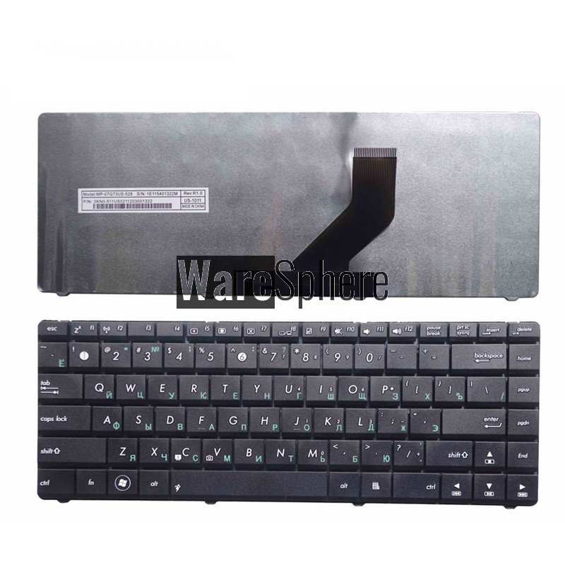 RU laptop keyboard for ASUS K45D K45DR K45DV K45N Black Russian 