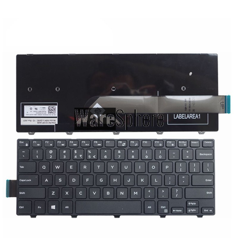 New for Dell Inspiron 14-3000 Serie 3441 3442 3443 3451 3452 3458 3459 5447 Keyboard with Frame US No Backlit English US 