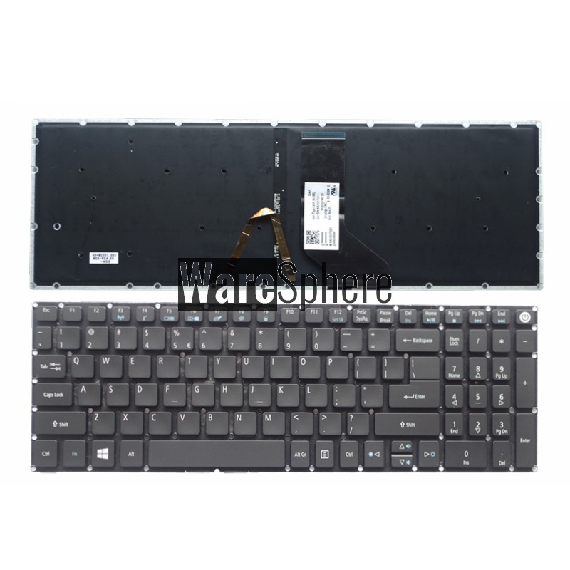 New for Acer Aspire 3 A315 A315-21 A315-31 A315-51 A315-52 A315-21G A315-51G Keyboard English US backlit backlight black 