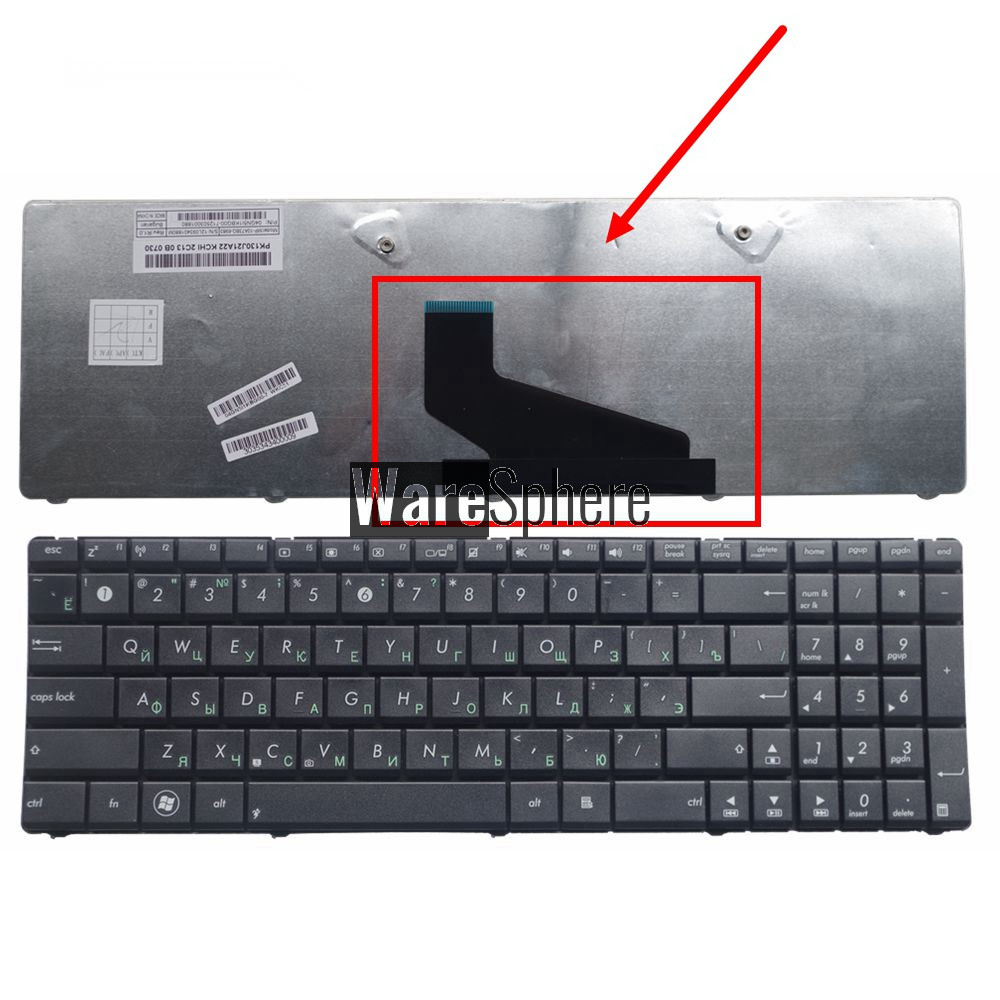 Russian RU laptop Keyboard for Asus X53BE X53TA X53TK A53BE A53BR A53BY A53TA A53TK A53Z K73B K73BR black 