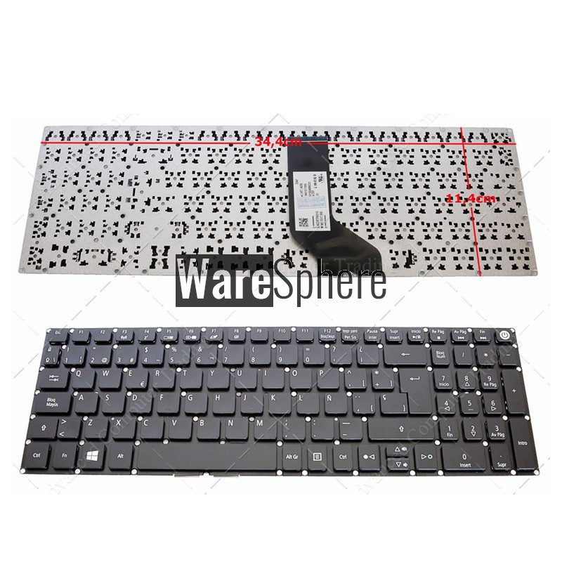 SP Keyboard Spanish Teclado for Acer Aspire 3 A315 A315-21 A315-31 A315-51 A315-52 A315-21G A315-51G A315-41G No Frame   